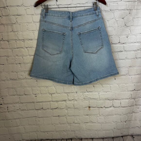 Vervet Stylish Light Blue Denim Women's Shorts Large - Picture 9 of 9